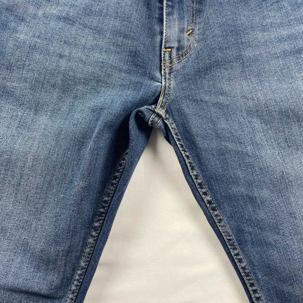 Levis 502 Regular Taper Medium Wash Blue Denim Jeans W31 L32 WaterLess